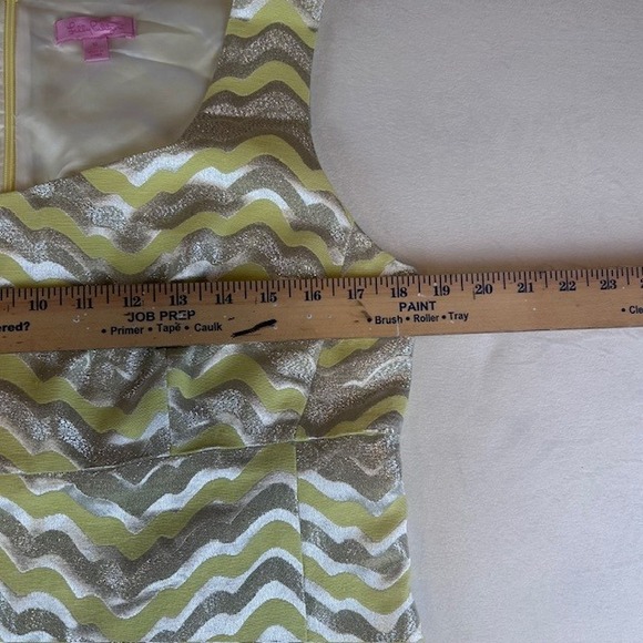 Lilly Pulitzer‎ Sleeveless Dress Women's Party Cocktail Chevron Size 12 - Picture 2 of 9